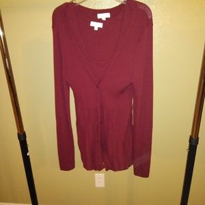 Tank with matching cardigan